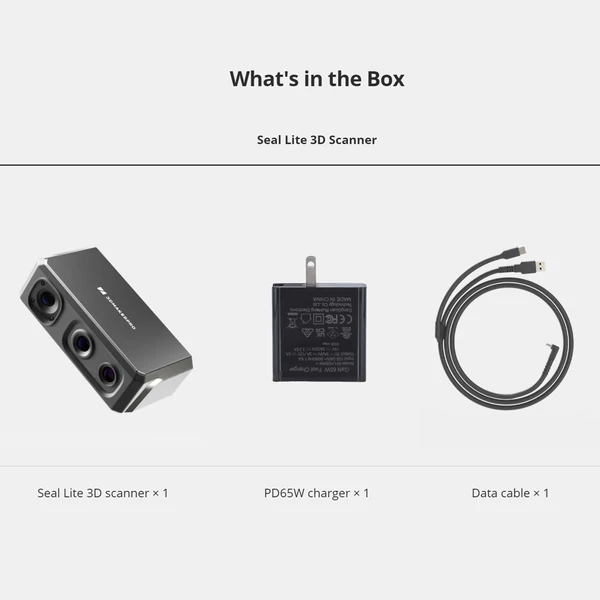 Seal Lite 3D modellszkenner 3D nyomtatóhoz