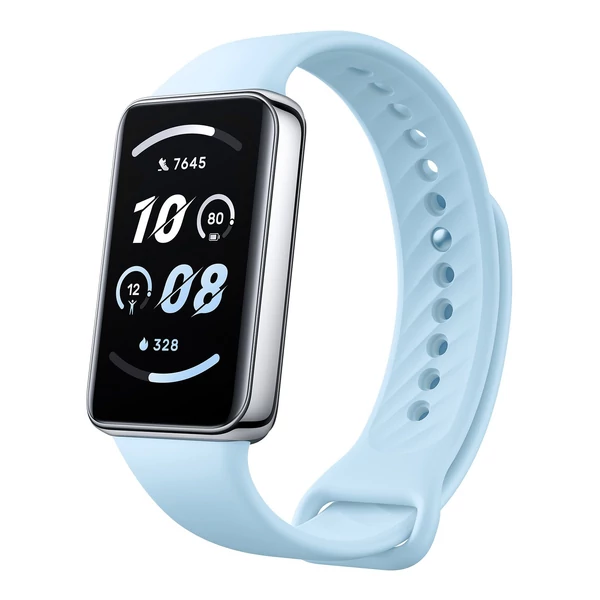 HONOR Band 9 1,57 hüvelykes AMOLED képernyő, BT5.0 11 sport mód - Kék