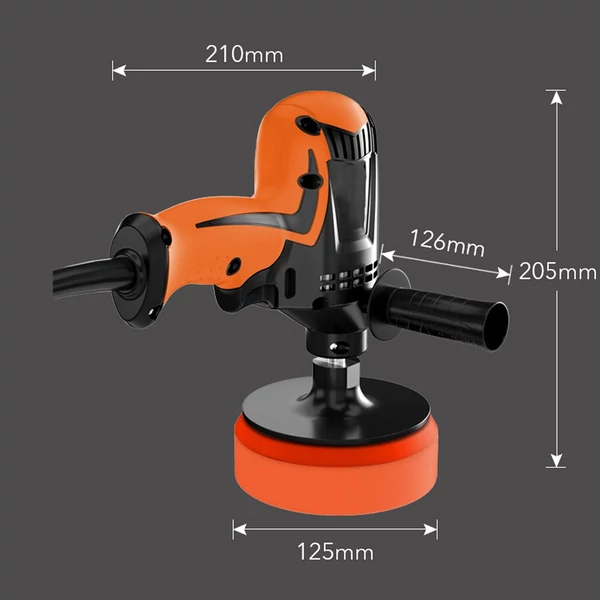980 W-os többfunkciós hat fokozatú, állítható sebességű autós elektromos polírozó, gyantázógép - 1-es típus