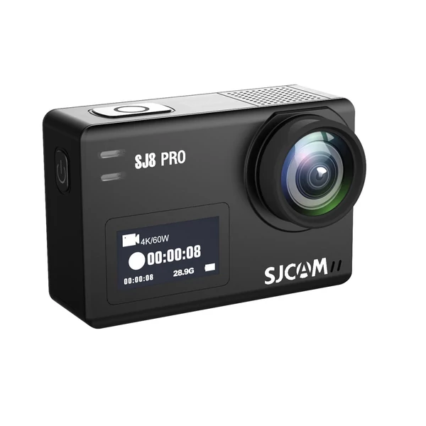 SJCAM SJ8 PRO 4K 60FPS sportkamera, 2.4G/5G WiFi akciókamera - Fekete