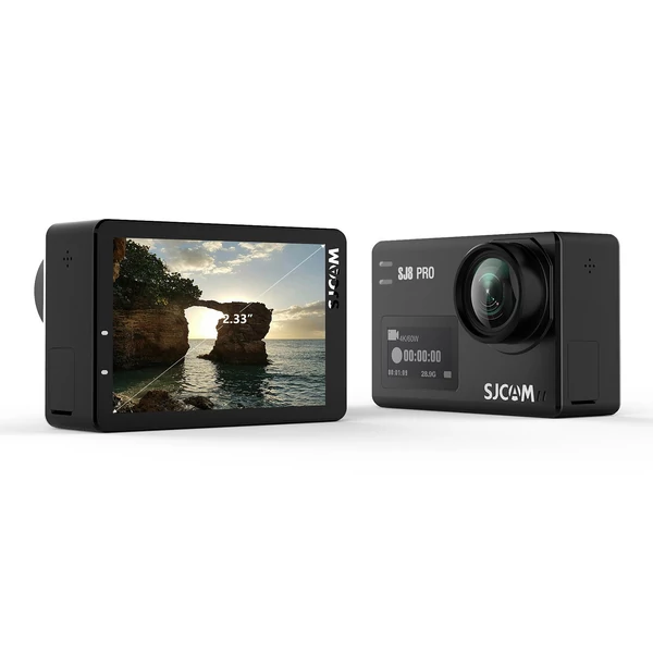 SJCAM SJ8 PRO 4K 60FPS sportkamera, 2.4G/5G WiFi akciókamera - Fekete