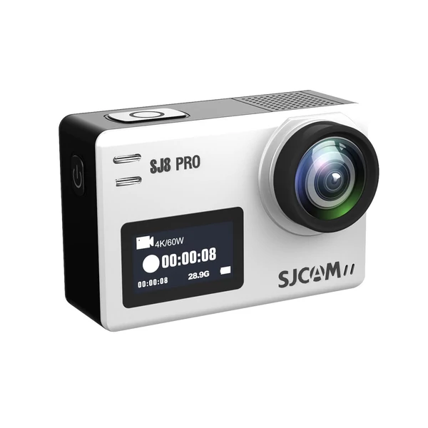 SJCAM SJ8 PRO 4K 60FPS sportkamera, 2.4G/5G WiFi akciókamera - Fehér