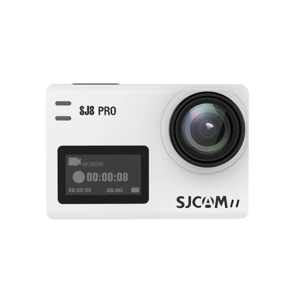 SJCAM SJ8 PRO 4K 60FPS sportkamera, 2.4G/5G WiFi akciókamera - Fehér