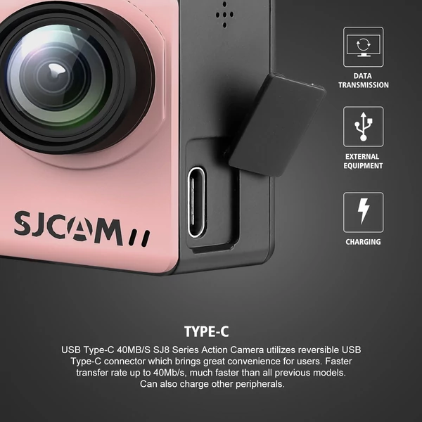 SJCAM SJ8 PRO 4K 60FPS sportkamera, 2.4G/5G WiFi akciókamera - Arany