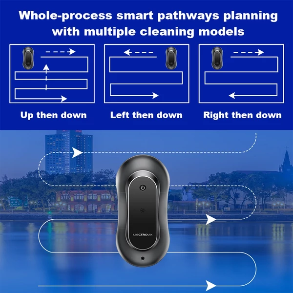 LIECTROUX YW810 ablaktisztító robot távirányítóval és APP vezérléssel