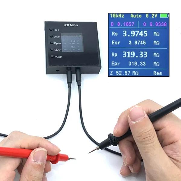 I LCR-P1 tranzisztor teszter, multiméter dióda / tranzisztor / kapacitásmérő / ellenállás - Teszt toll + csipesz