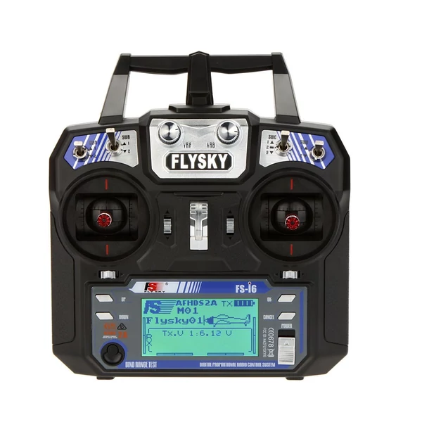 Flysky FS-i6 AFHDS 2A 2.4GHz 6CH rádiórendszerű adó - FS-iA6 vevővel