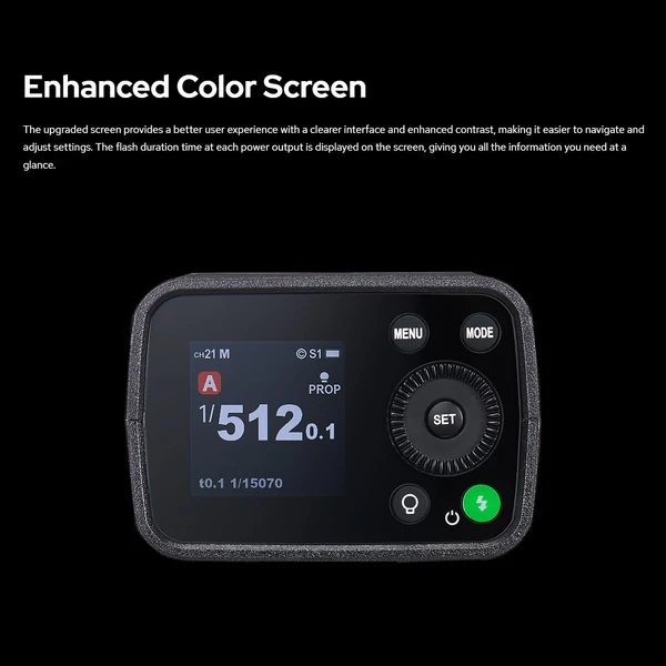 Godox AD200Pro II zseblámpa, 200 W 2.4G vezeték nélküli Speedlite