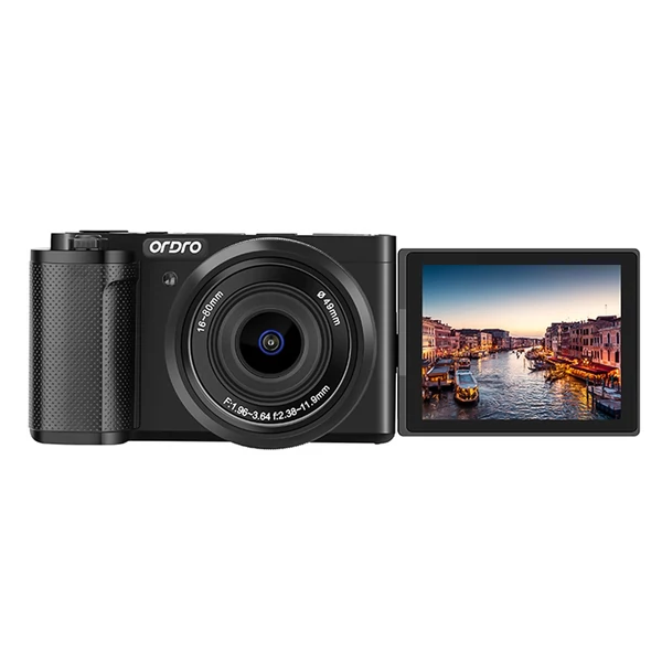 ORDRO G930 5K 30 fps digitális fényképezőgép, 64 MP WiFi, digitális videokamera - Fekete