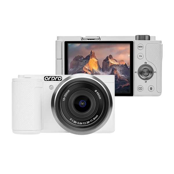 ORDRO G930 5K 30 fps digitális fényképezőgép, 64 MP WiFi, digitális videokamera - Fehér