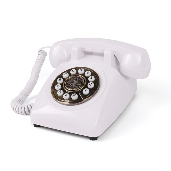 Hangüzenet-könyv, hangrögzítő régi telefonrögzítő vezeték nélküli BT funkcióval - Fehér