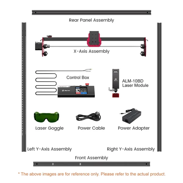 ALgolaser DIY KIT MK2 lézergravírozó, 10W lézerteljesítmény