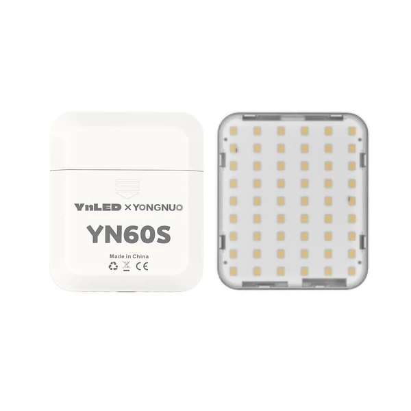 YONGNUO YN60S zseb LED videolámpa, mini kamera lámpa - Fehér