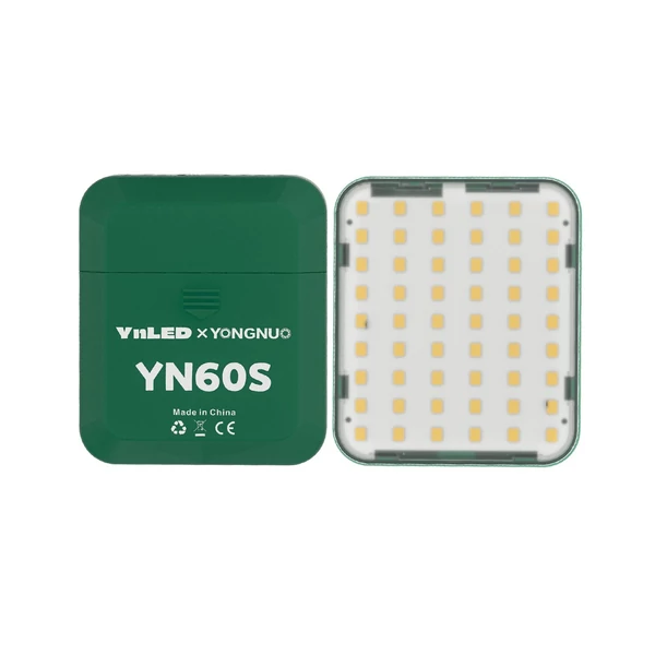 YONGNUO YN60S zseb LED videolámpa, mini kamera lámpa - Zöld