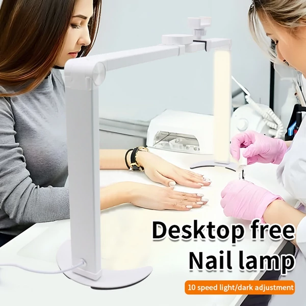 Andoer HD-M21X 35 W összecsukható asztali töltőlámpa köröm asztali lámpához - Fehér