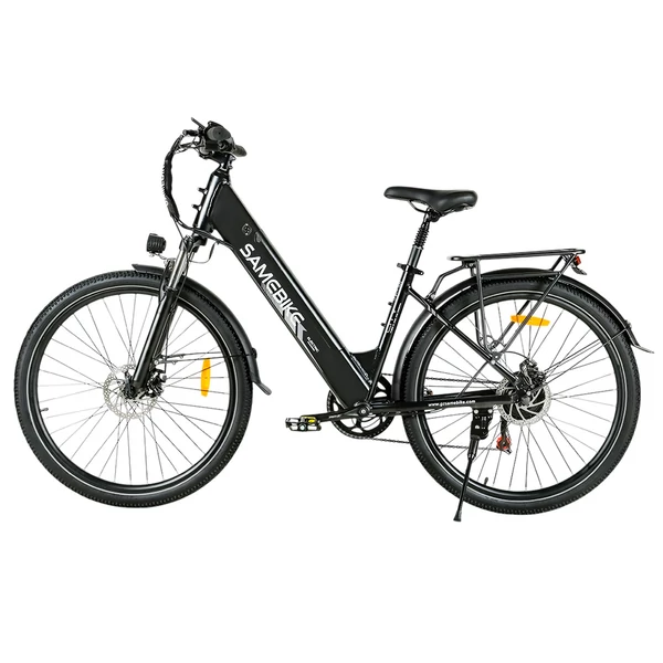 Samebike RS-A01 Pro felnőtt elektromos kerékpárok, 500 W-os nagy sebességű motor, 27,5 hüvelykes nagy gumik, 36 V 15 Ah akkumulátor - Fekete