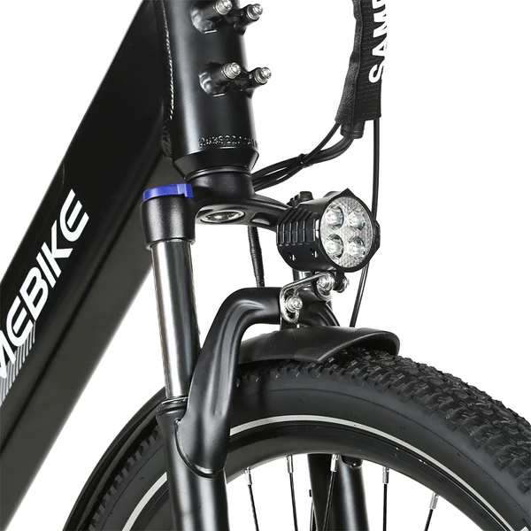 Samebike RS-A01 Pro felnőtt elektromos kerékpárok, 500 W-os nagy sebességű motor, 27,5 hüvelykes nagy gumik, 36 V 15 Ah akkumulátor - Fekete