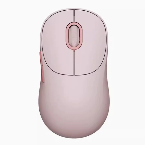 Xiaomi Wireless Mouse 3 XMWXSBO3YM - Kettős mód 2,4 GHz és BT, nagy sebesség, ergonomikus kialakítás - Pink