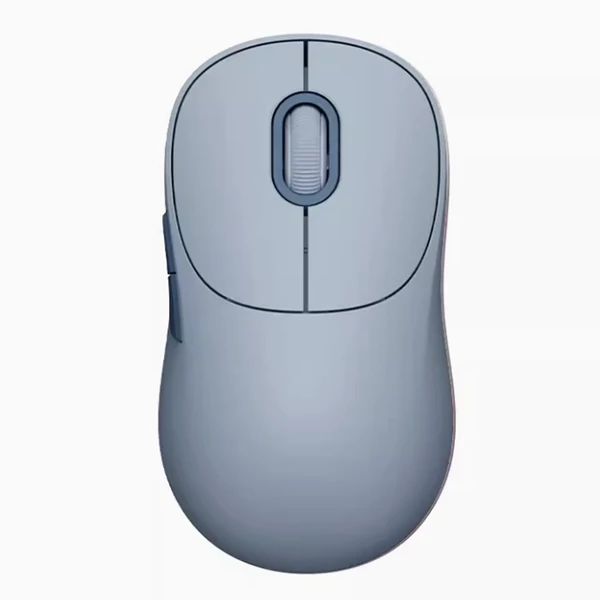 Xiaomi Wireless Mouse 3 XMWXSBO3YM - Kettős mód 2,4 GHz és BT, nagy sebesség, ergonomikus kialakítás - Kék