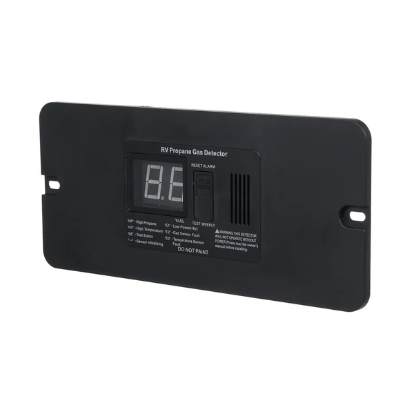 Digitális lakóautó propángáz érzékelő 85 dB hangos riasztással, DC 12 V (nagy méretű)