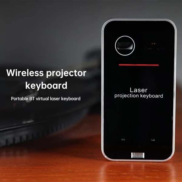 KB560S lézeres billentyűzet, mini virtuális billentyűzet, hordozható egér funkcióval QWERTY elrendezés