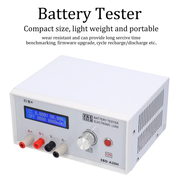 EBD-A20H akkumulátor teszter, 30V 20A 200W - Standard