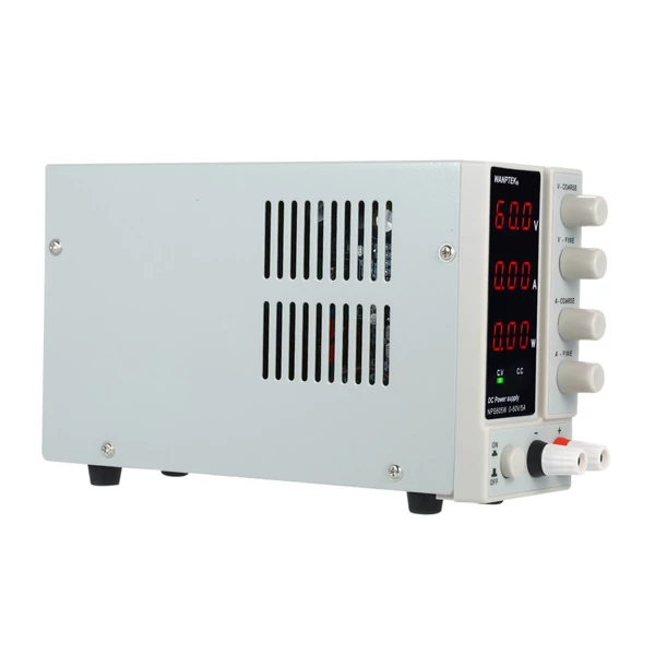 WANPTEK NPS605W ​​0-60V 0-5A kapcsoló egyenáramú tápegység, 3 számjegyű kijelző