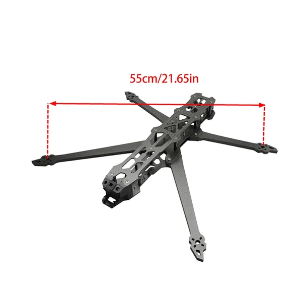 GK-V3 FPV síkváz készlet, szénszálas távirányítóhoz - 13 hüvelyk, 55 cm