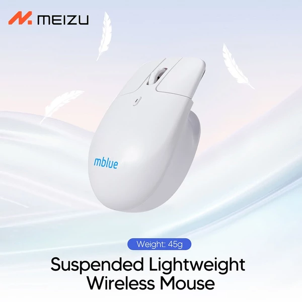 mblue M203 2.4G vezeték nélküli játék egér - könnyű, újratölthető és ergonómikus - Fekete
