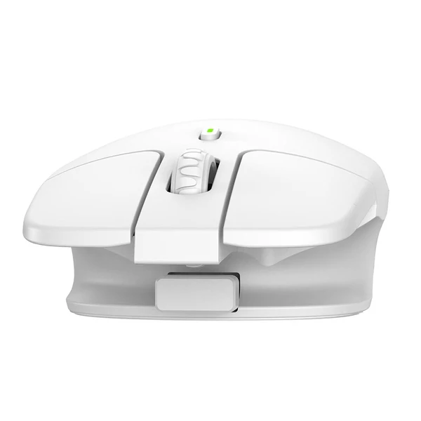 mblue M203 2.4G vezeték nélküli játék egér - könnyű, újratölthető és ergonómikus - Fehér