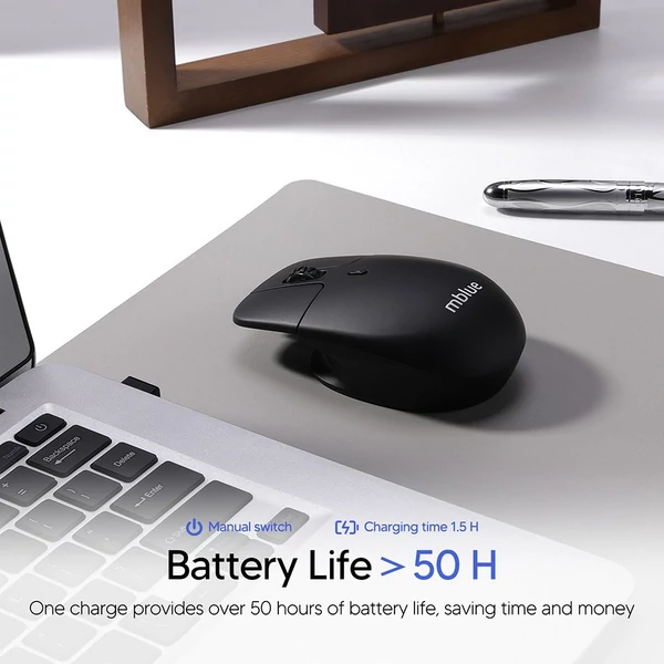 mblue M203 2.4G vezeték nélküli játék egér - könnyű, újratölthető és ergonómikus - Többszínű