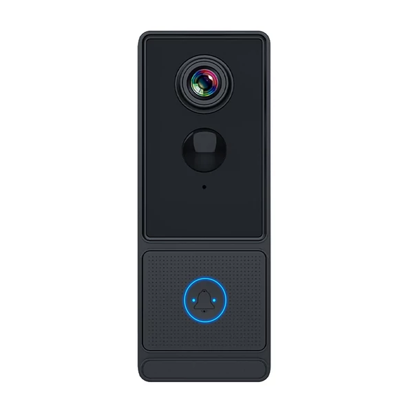 Aoresac ajtócsengő kamera, vezeték nélküli 2.4G WiFi, 2K 3MP HD éjszakai látó video ajtócsengő hangjelzéssel