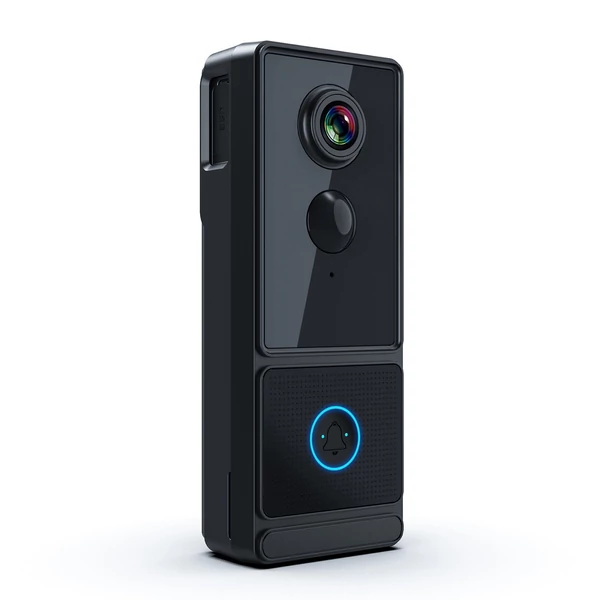 Aoresac ajtócsengő kamera, vezeték nélküli 2.4G WiFi, 2K 3MP HD éjszakai látó video ajtócsengő hangjelzéssel