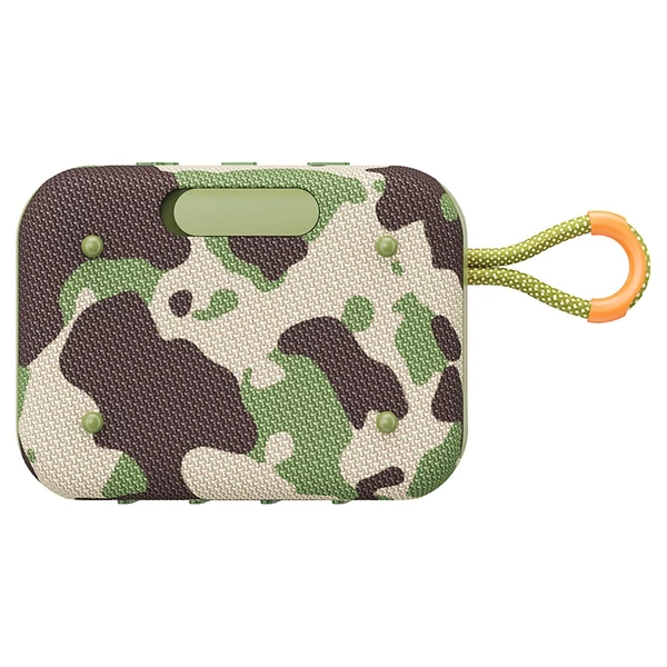 ZEALOT S75 Outdoor BT 5.2 hangszóró, 10 W térhatású hang, hordozható kerékpáros hangszóró szíjjal - Terepszínű