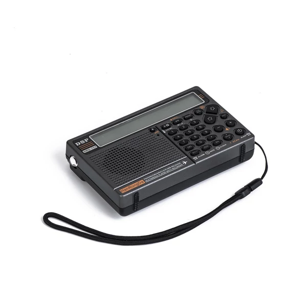 HanRongDa HRD-757 többsávos rádió (FM AM MW SW V.UHF AIR WB) - Zöld