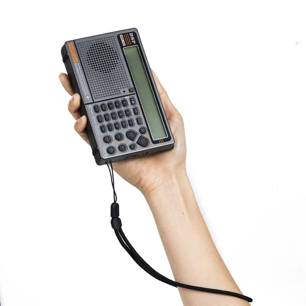 HanRongDa HRD-757 többsávos rádió (FM AM MW SW V.UHF AIR WB) - Zöld