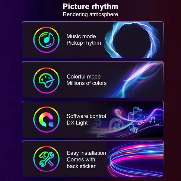 RGB Phantom Ambiance kijelző, LED fénysáv - 24 hüvelykes
