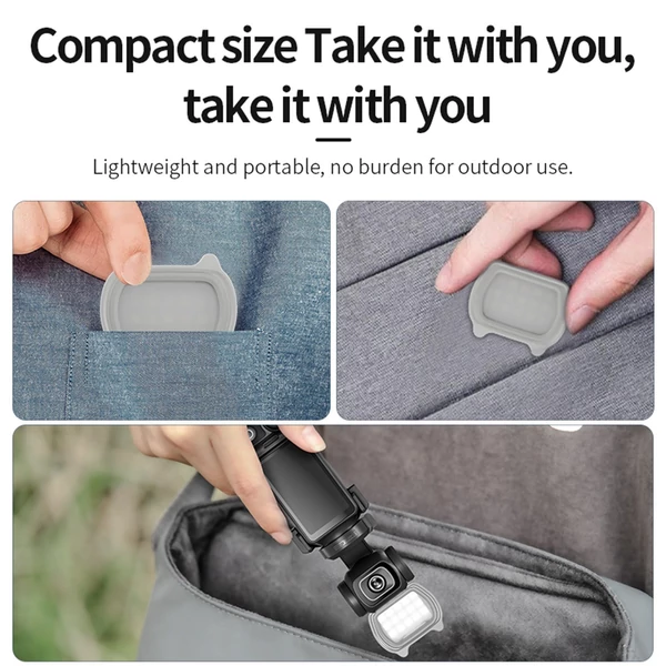 STARTRC Mini mágneses töltőlámpa, LED videolámpa