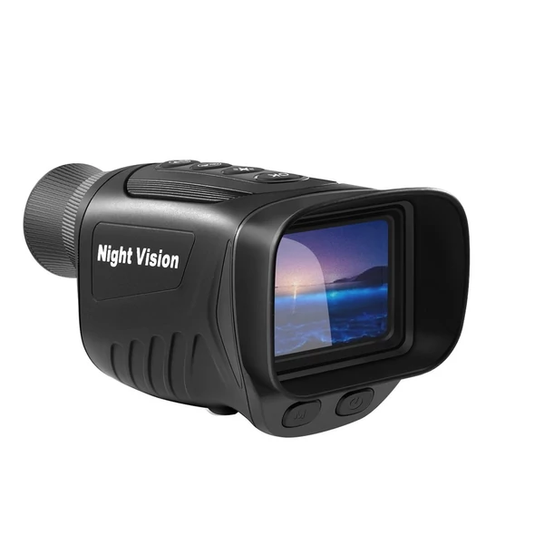 Éjjellátó monokulár, 2,5K videó / 40 MP fotó / 8X zoom infravörös monokulár - Fekete