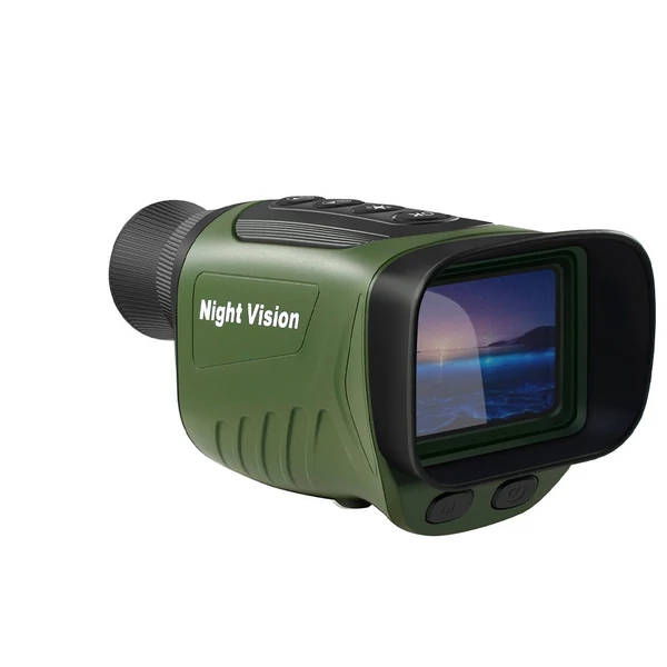 Éjjellátó monokulár, 2,5K videó / 40 MP fotó / 8X zoom infravörös monokulár - Zöld