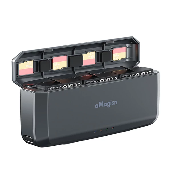 aMagisn AC11 3 foglalatos Power Bank, 20 W-os akkumulátordoboz, akkumulátortöltő