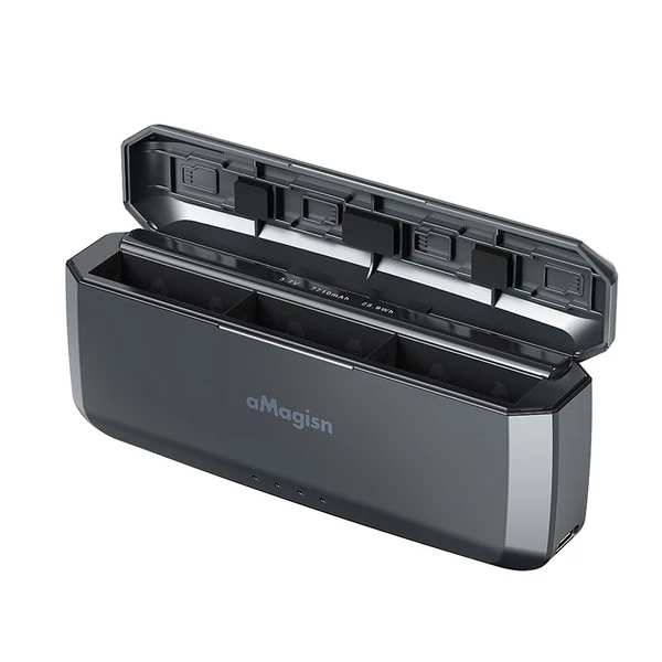 aMagisn AC11 3 foglalatos Power Bank, 20 W-os akkumulátordoboz, akkumulátortöltő