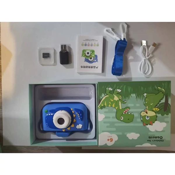 X13S 1080P Kids digitális fényképezőgép, aranyos digitális videokamera gyerekeknek - Kék