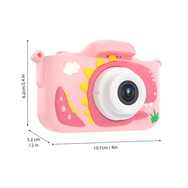 X13S 1080P Kids digitális fényképezőgép, aranyos digitális videokamera gyerekeknek - Pink