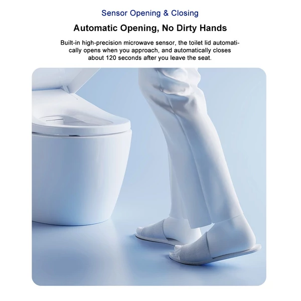 Smartmi 2 Pro intelligens WC-ülés - fűtött, automatikus öblítés, LED világítás, öntisztító fúvóka