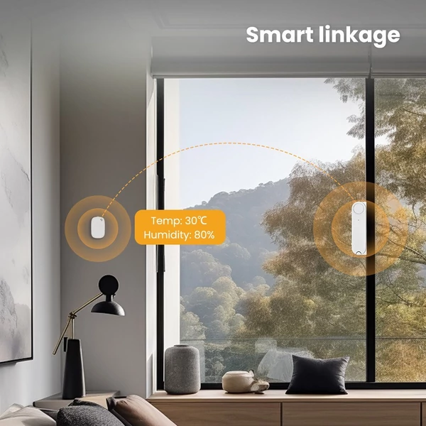 Tuya ZigBee intelligens háztartási tolóablak, tolóajtó