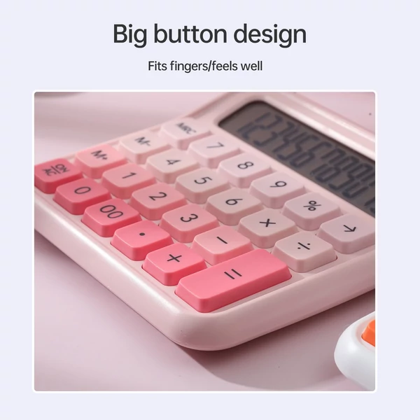 DX-2289 kettős tápegységű színes számológép - Zöld