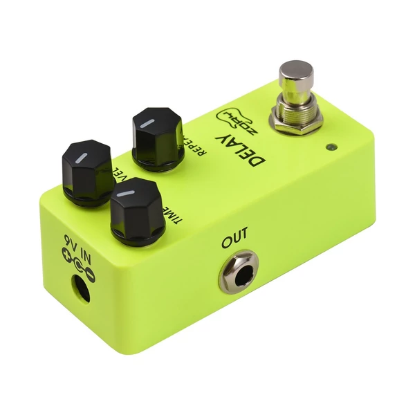 ZORY Z-04 gitár analóg késleltető effektus pedál sokoldalú kezelőszervekkel és valódi bypass-szal