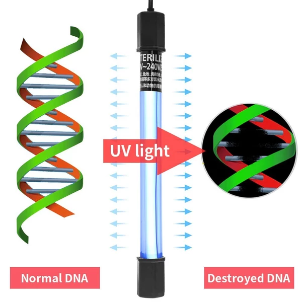 Akvárium tiszta fény, UV fény, fertőtlenítő - 11W