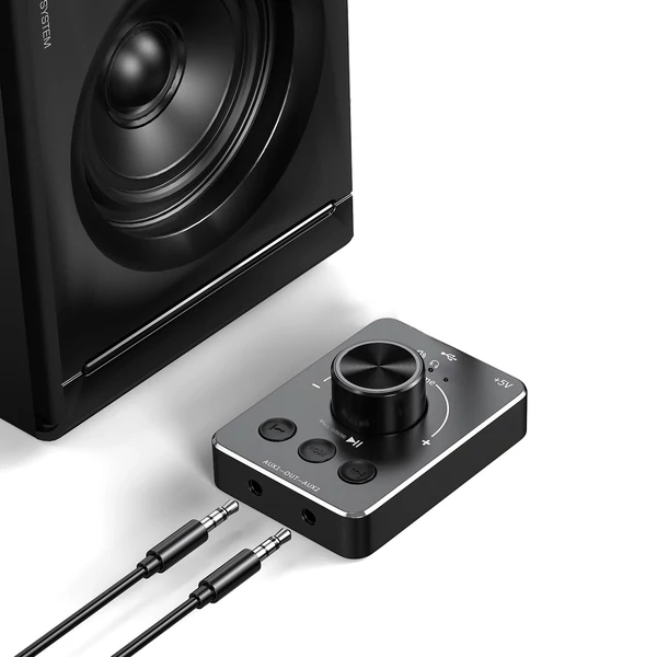 USB számítógépes hangerőszabályzó, BT5.1 audio adó U lemez Lejátszás